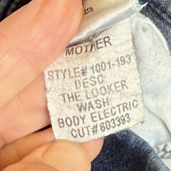 MOTHER The Looker Body Electric Low-Mid Rise Quality Stretchy Denim Skinny Jeans - Picture 13 of 16